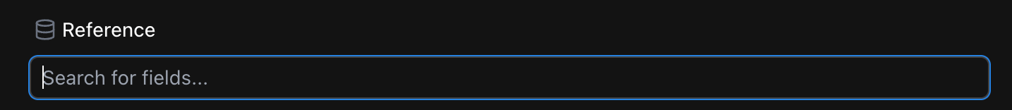 Search box reference